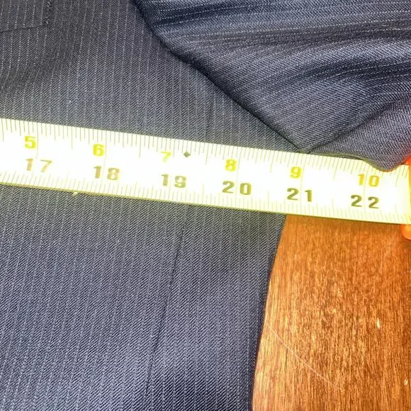 Brooks Brothers Men’s Navy Stripe Blazer 346 Size 40S - Picture 5 of 8